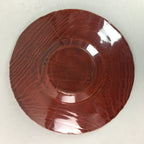 Japanese Wood Shunkei Lacquer Drink Saucer 5pc SetVtg Chataku Coaster UR160