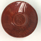 Japanese Wood Shunkei Lacquer Drink Saucer 5pc SetVtg Chataku Coaster UR160