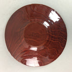 Japanese Wood Shunkei Lacquer Drink Saucer 5pc SetVtg Chataku Coaster UR160