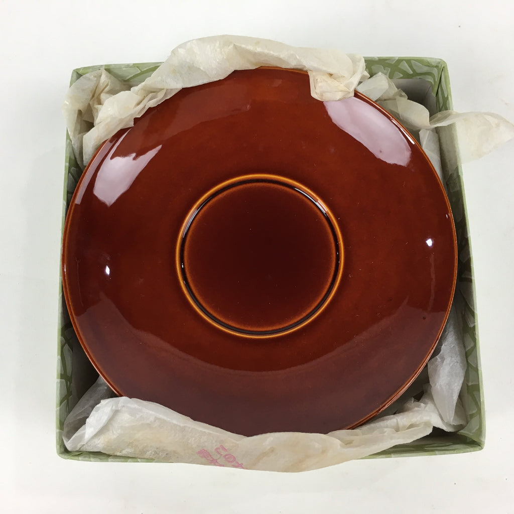 Japanese Wood lacquer Shunkei-Nuri Drink Saucer 5pc Set Vtg Chataku Coaster UR60