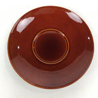 Japanese Wood lacquer Shunkei-Nuri Drink Saucer 5pc Set Vtg Chataku Coaster UR60