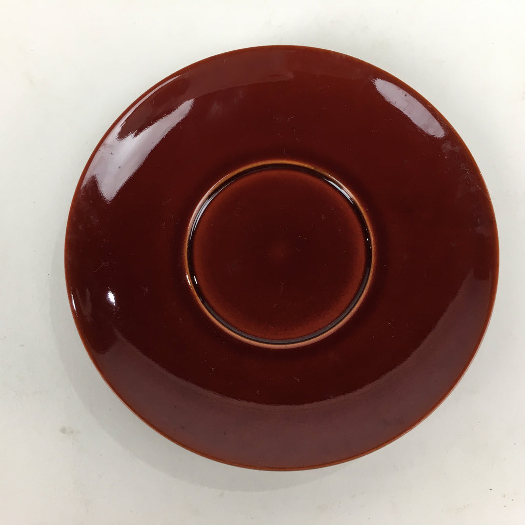 Japanese Wood lacquer Shunkei-Nuri Drink Saucer 5pc Set Vtg Chataku Coaster UR60