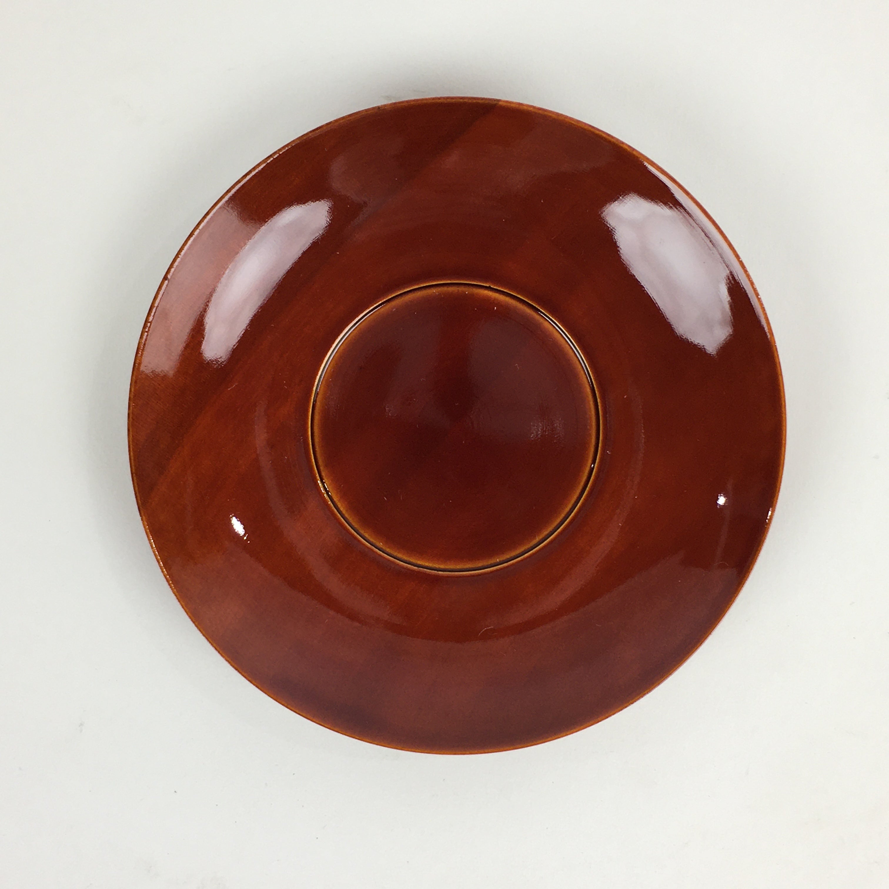 Japanese Wood lacquer Shunkei-Nuri Drink Saucer 5pc Set Vtg Coaster LWB47