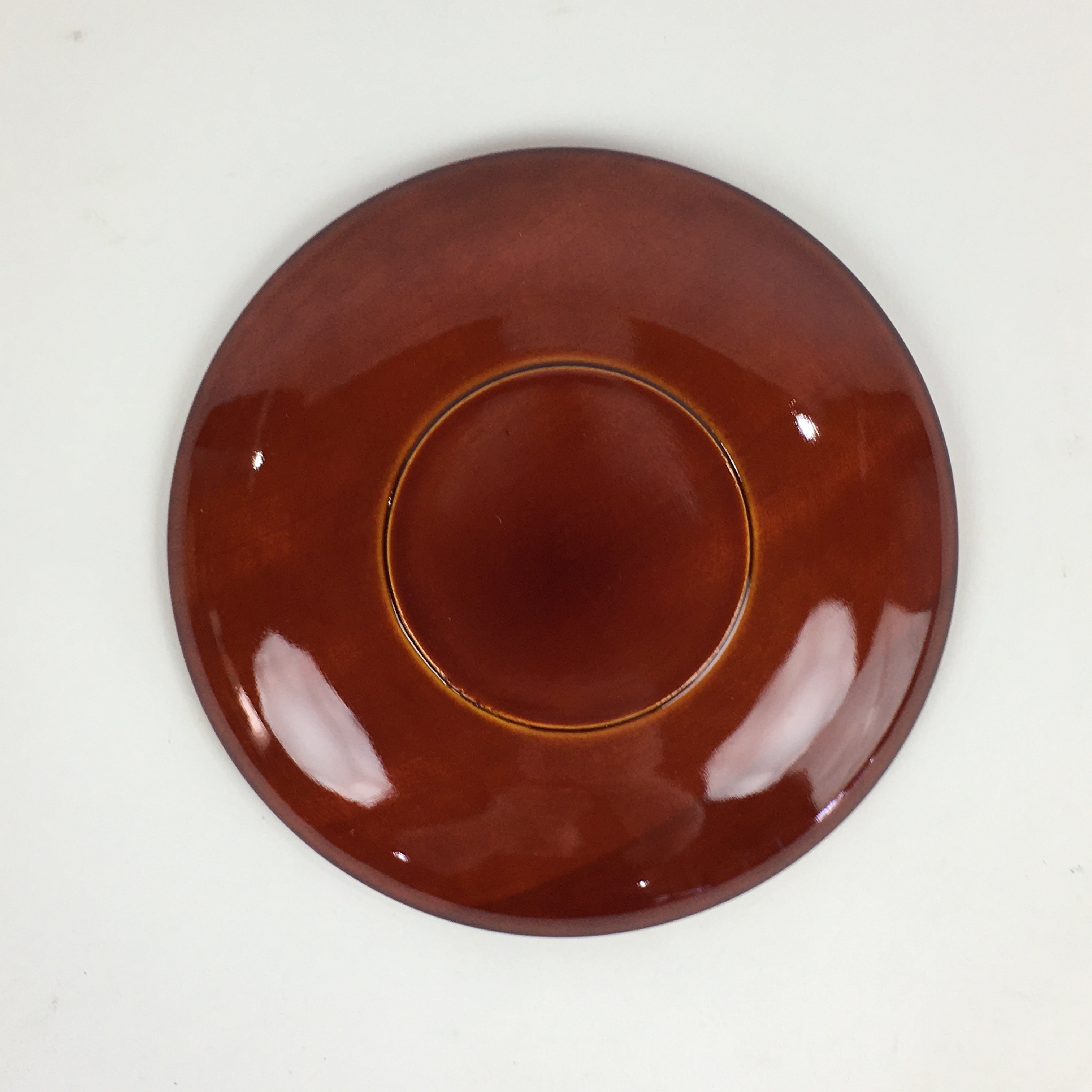 Japanese Wood lacquer Shunkei-Nuri Drink Saucer 5pc Set Vtg Coaster LWB47