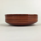 Japanese Wood lacquer Shunkei-Nuri Drink Saucer 5pc Set Vtg Coaster LWB47