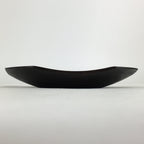 Japanese Wood lacquered Drink Saucer Vtg Chataku Coaster Brown QT149
