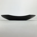 Japanese Wood lacquered Drink Saucer Vtg Chataku Coaster Brown QT149