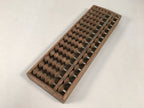 Japanese Wooden Abacus Calculating Tool 1/5 Beads 15 Rows Vtg Soroban ST49