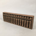 Japanese Wooden Abacus Calculating Tool 1/5 Beads 15 Rows Vtg Soroban ST49