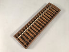 Japanese Wooden Abacus Calculating Tool 1/5 Beads 17 Rows Vtg Soroban ST47
