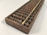Japanese Wooden Abacus Calculating Tool 1/5 Beads 17 Rows Vtg Soroban ST48