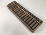 Japanese Wooden Abacus Calculating Tool 1/5 Beads 17 Rows Vtg Soroban ST48