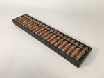 Japanese Wooden Abacus Calculating Tool 1/5 Beads 21 Rows Vtg Soroban ST46