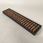 Japanese Wooden Abacus Calculating Tool 1/5 Beads 21 Rows Vtg Soroban ST46