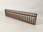 Japanese Wooden Abacus Calculating Tool 1/5 Beads 21 Rows Vtg Soroban ST50
