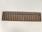 Japanese Wooden Abacus Calculating Tool 1/5 Beads 21 Rows Vtg Soroban ST50