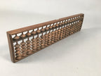 Japanese Wooden Abacus Calculating Tool 1/5 Beads 21 Rows Vtg Soroban ST50