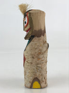 Japanese Wooden Amulet Doll Vtg Figurine Traditional Craft Toy Kokeshi KF613