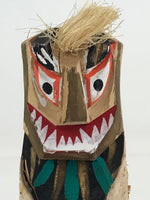 Japanese Wooden Amulet Doll Vtg Figurine Traditional Craft Toy Kokeshi KF613