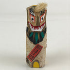 Japanese Wooden Amulet Doll Vtg Figurine Traditional Craft Toy Kokeshi KF613