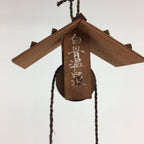 Japanese Wooden Art Display Temple Drinking Well Bucket Tsurube Ido BD742