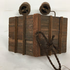 Japanese Wooden Art Display Temple Drinking Well Bucket Tsurube Ido BD742