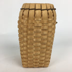 Japanese Wooden Basket Vtg Flower Vase Ikebana Arrangement Kago Kado B174