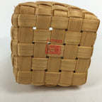 Japanese Wooden Basket Vtg Flower Vase Ikebana Arrangement Kago Kado B174