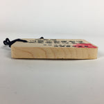 Japanese Wooden Bon Dance Teacher License Display Plate Magome JK205