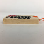 Japanese Wooden Bon Dance Teacher License Display Plate Magome JK207