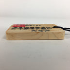 Japanese Wooden Bon Dance Teacher License Display Plate Magome JK208