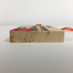 Japanese Wooden Bon Dance Teacher License Display Plate Magome JK209