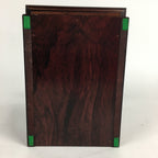 Japanese Wooden Bookend Vtg Foo Lion Shishi design Hondate Brown BD697