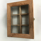 Japanese Wooden Box Vtg Accessory Jewelry Display Case Komonoire Brown T241