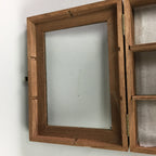Japanese Wooden Box Vtg Accessory Jewelry Display Case Komonoire Brown T241