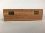 Japanese Wooden Box Vtg Accessory Jewelry Display Case Komonoire Brown T241