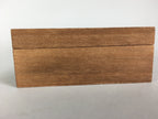Japanese Wooden Box Vtg Accessory Jewelry Display Case Komonoire Brown T241