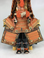 Japanese Wooden Boxed Samurai Miniature Armor Yoroi Vtg Boy's Festival ID434