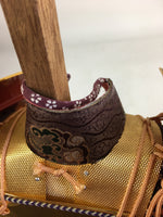 Japanese Wooden Boxed Samurai Miniature Armor Yoroi Vtg Boy's Festival ID434