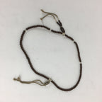 Japanese Wooden Buddhist Prayer Beads Vtg Brown Juzu Rosary Bracelet JZ55