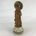 Japanese Wooden Buddhist Statue 11 faces Kannon Bosatsu Ekādaśamukha BD873