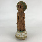 Japanese Wooden Buddhist Statue 11 faces Kannon Bosatsu Ekādaśamukha BD873