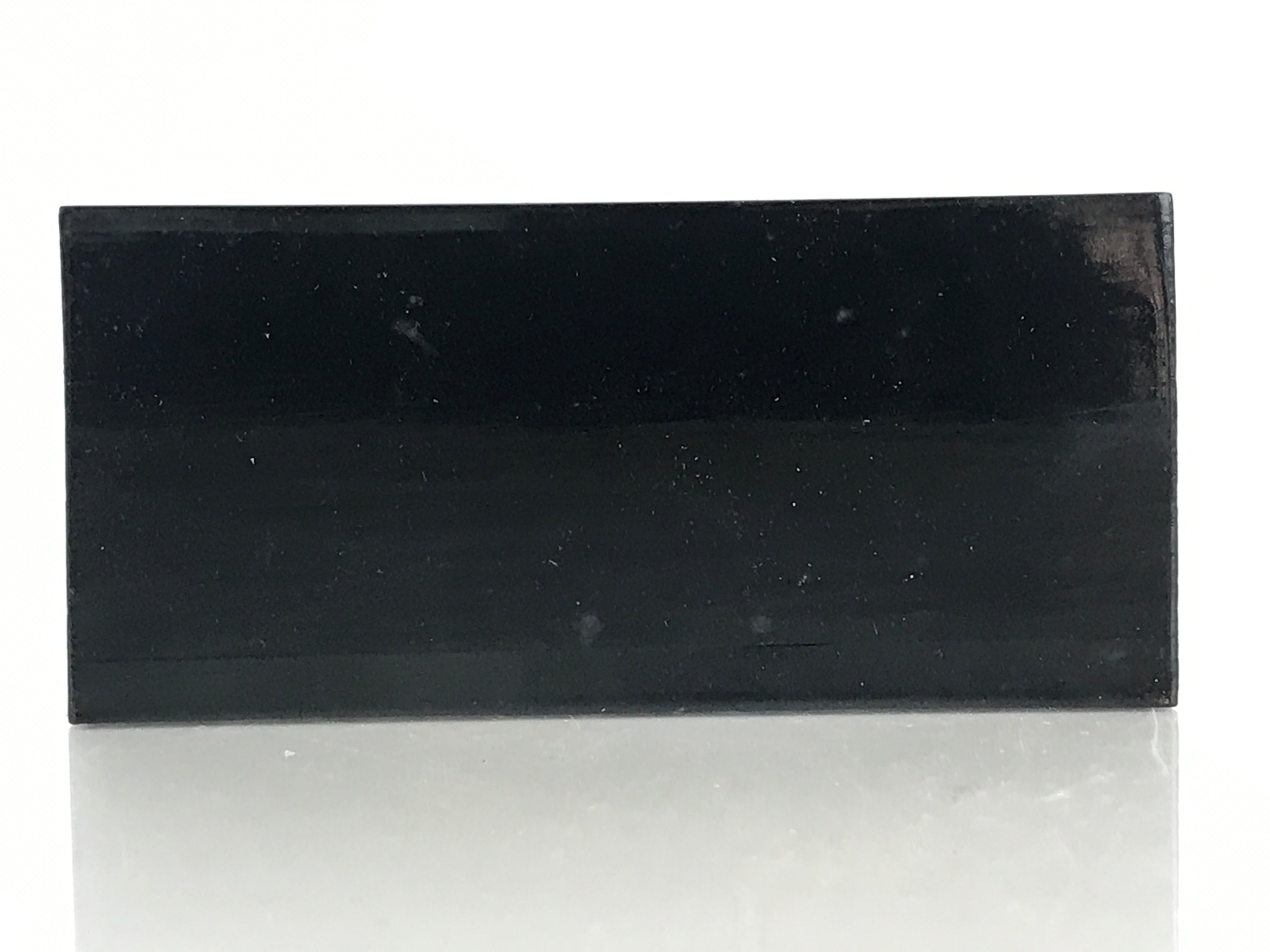 Japanese Wooden Buddhist Statue Stand Buddha Table Vtg Black Rectangular Box BU837