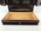 Japanese Wooden Buddhist altar Cabinet Butsudan Vtg Electric Light T318