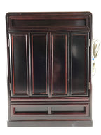Japanese Wooden Buddhist altar Cabinet Butsudan Vtg Electric Light T318