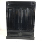 Japanese Wooden Buddhist altar Vtg Butsudan Wood Cabinet Black T248
