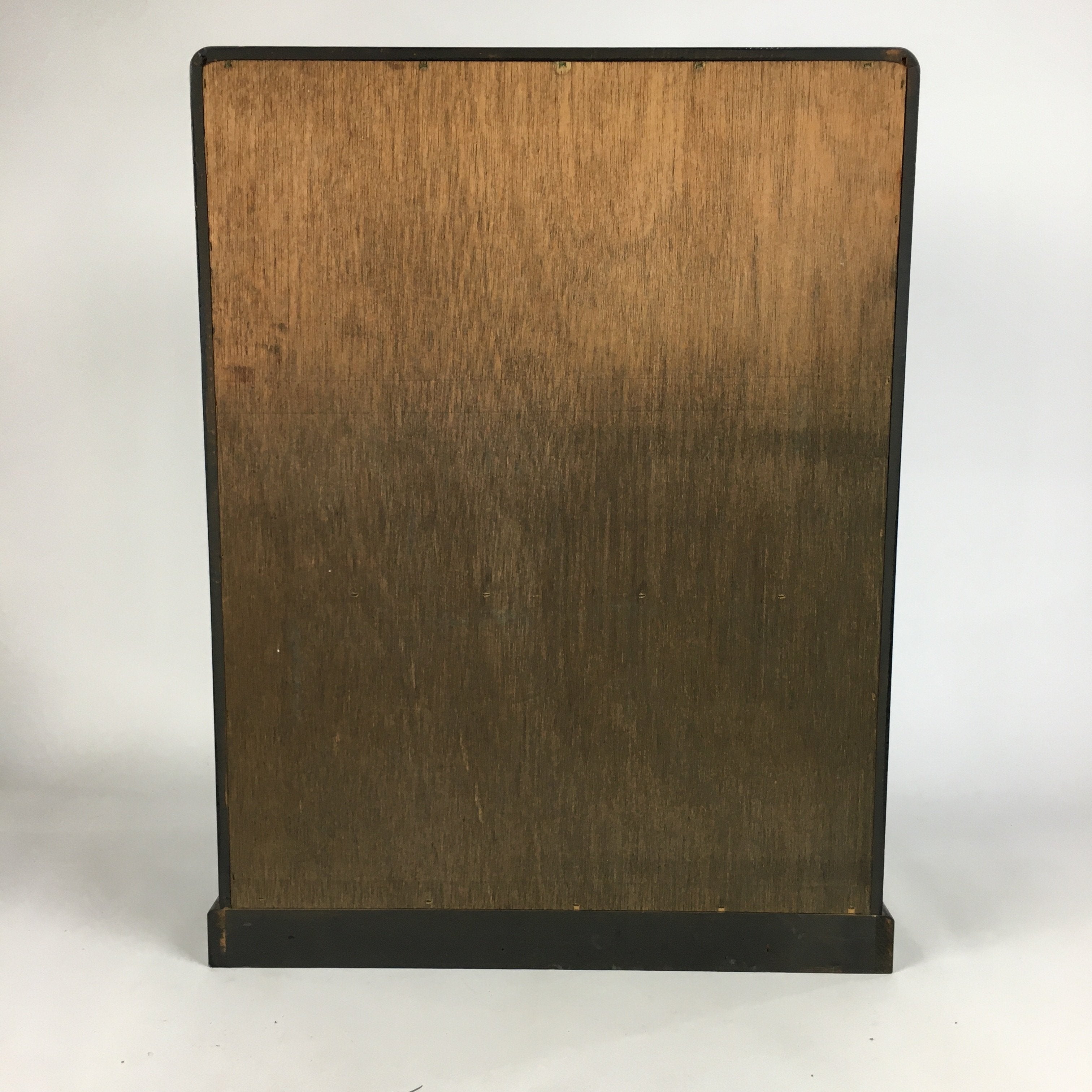 Japanese Wooden Buddhist altar Vtg Butsudan Wood Cabinet Black T248