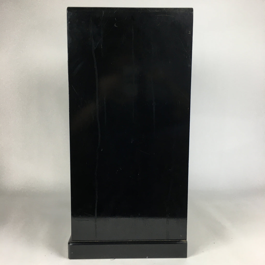 Japanese Wooden Buddhist altar Vtg Butsudan Wood Cabinet Black T248