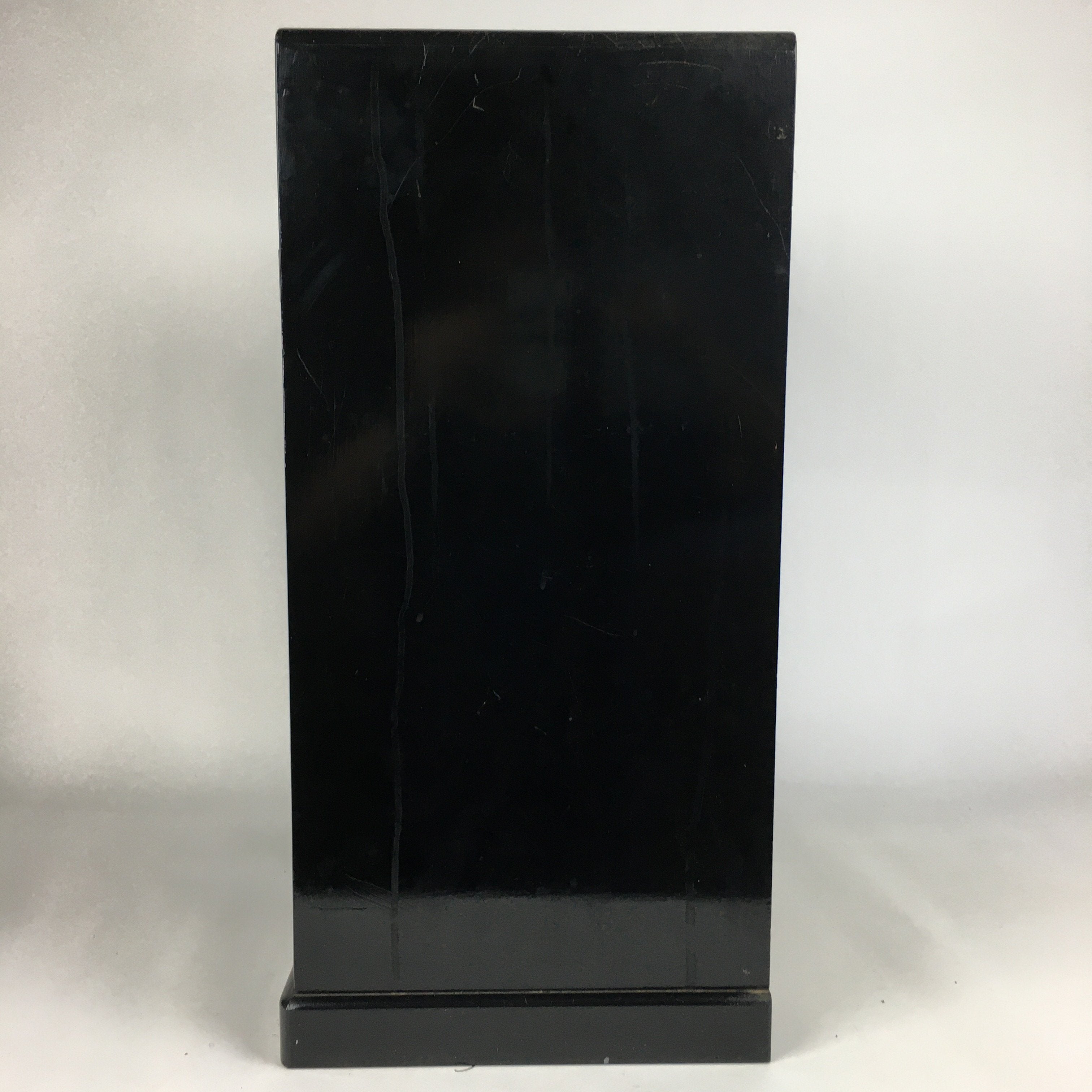 Japanese Wooden Buddhist altar Vtg Butsudan Wood Cabinet Black T248