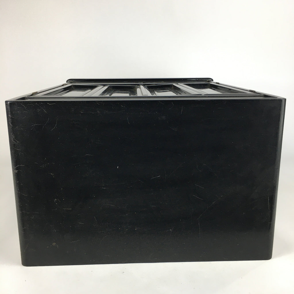 Japanese Wooden Buddhist altar Vtg Butsudan Wood Cabinet Black T248